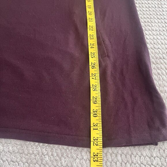 Soft Surrounding Womens Velvet Long‎ Sleeve Brown Tunic Blouse W/Pocket Size L - Picture 7 of 7